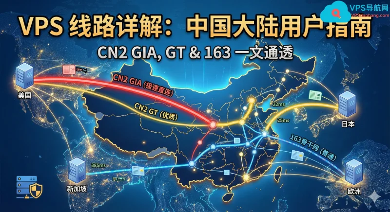 VPS 线路详解：中国大陆用户指南-VPS导航网